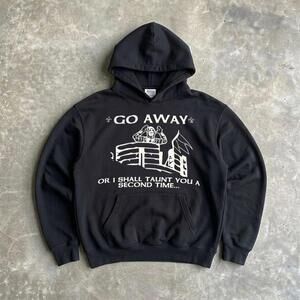 Go Away Graphic Hoodie Funny Meme Streetwear